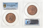 Frankreich 10 Centimes Münze, Napoleon III, Napoléon III, Paris, PCGS -