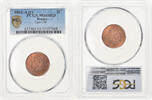 Frankreich 2 Centimes Münze, Napoleon III, Napoléon III, Paris, PCGS -