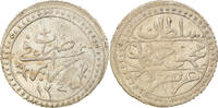 Algeria 1/4 Budju, 6 Mazuna Münze, ALGIERS, Mahmud II, VZ -