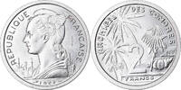 Komoren 2 Francs Münze, Paris, ESSAI, STGL, Aluminium, KM:E2 -