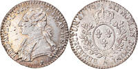Frankreich 12 Sols, 1/10 ECU Münze, Louis XVI, 1/10 Écu, Paris, UNZ -