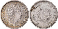 Italien Staaten 2 Lire Münze, NAPLES, Joachim Murat, SS+, Silber -