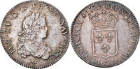 Frankreich 1/3 Ecu Münze, Louis XV, 1/3 Écu de France, Paris, SS+ -