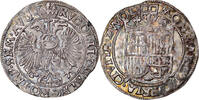 Niederlande 6 Stuivers, Arendschelling Münze, ZWOLLE, Rudolf II, VZ -