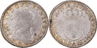 Frankreich 1/2 ECU, 44 Sols Münze, Louis XV, 1/2 Écu Vertugadin -