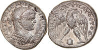 Tetradrachm Münze, Mesopotamia, Caracalla, Edessa, SS+, Billon -