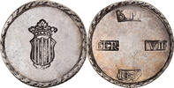Spanien 5 Pesetas TARRAGONA, Ferdinand VII, Tarragona, Silber, SS, KM:6 -