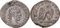 Tetradrachm Münze, Seleucis and Pieria, Trajan Decius, Antioch, SS+ -