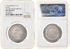 Deutsch Staaten 1/2 Thaler Münze, FULDA, Adalbert III, NGC, UNC -
