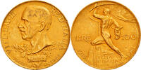 Italien 100 Lire Vittorio Emanuele III, Rome, Gold, PCGS, KM:66 -
