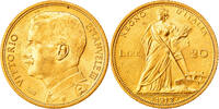 Italien 20 Lire Vittorio Emanuele III, Rome, Gold, PCGS -