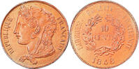 Frankreich 10 Centimes Münze, Concours de Gayrard, Paris, ESSAI, VZ+ -
