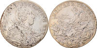 Deutsch Staaten 1/2 Thaler Münze, PRUSSIA, Friedrich II, Breslau, SS -