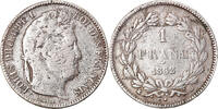 Frankreich Franc Münze, Louis-Philippe, Lyon, SGE+, Silber, KM:748.4 -