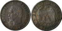 Frankreich Centime Münze, Napoleon III, Bordeaux, SS -