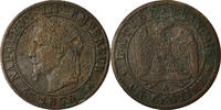 Frankreich Centime Münze, Napoleon III, Paris, S -