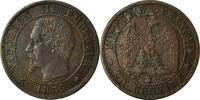 Frankreich Centime Münze, Napoleon III, Strasbourg, SS -