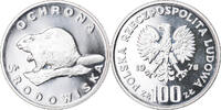 Polen 100 Zlotych 1978 Warsaw Münze, Warsaw, Proof, STGL, Silber, KM:96