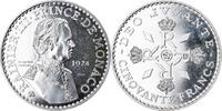 Monaco 50 Francs Münze, ESSAI, STGL, Silber, KM:E66, Gadoury:MC162 -