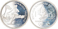 Frankreich 100 Francs Münze, Proof, STGL, Silber, KM:972, Gadoury:C3 -