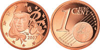 Frankreich Euro Cent Paris, Proof, STGL, Copper Plated Steel, Gadoury:1 -