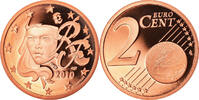 Frankreich 2 Euro Cent Paris, Proof, STGL, Copper Plated Steel -