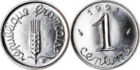 Frankreich Centime Münze, Épi, Paris, Frappe médaille, Stainless -