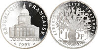Frankreich 100 Francs Münze, Panthéon, Paris, Proof, STGL, Silber -