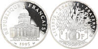 Frankreich 100 Francs Münze, Panthéon, Paris, Proof, STGL, Silber -