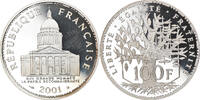 Frankreich 100 Francs Münze, Paris, Proof, STGL, Silber, Gadoury:898a -