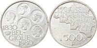 Belgien 500 Francs, 500 Frank Münze, Baudouin I, Brussels, SS+, Silver -