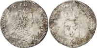 Frankreich 20 Sols, 1/6 ECU Münze, Louis XV, 1/6 Écu de France -