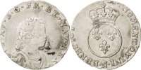 Frankreich 12 Sols, 1/10 ECU Münze, Louis XV, 1/10 Écu Vertugadin -