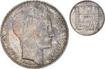 Frankreich 10 Francs 1934 Paris Münze, Turin, Paris, SS+, Silber, KM:878