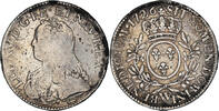 Frankreich Ecu aux branches d'olivier Münze, Louis XV, Lille, S+ -