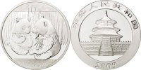 CHINA, PEOPLE'S REPUBLIC 10 Yüan Münze, STGL, Silber, KM:1896 -