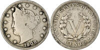 Vereinigte Staaten 5 Cents Münze, Liberty Nickel, Philadelphia, S+ -