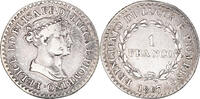 Italien Staaten Franco Münze, LUCCA, Florence, SS, Silber, KM:23 -