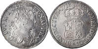 Frankreich ECU FRANCE-NAVARRE 1718 Paris Münze, Louis XV, Paris, SS+, Silber