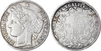 Frankreich 5 Francs Münze, Cérès, Paris, SS, Silber, KM:761.1 -