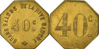 Frankreich 40 Centimes Münze, Grands Salons de la Rive Gauche, Paris, SS+ -
