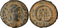 Nummus Münze, Constans, Alexandria, SS, Bronze, RIC:37 -