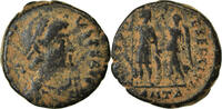 Nummus Münze, Arcadius, Antioch, S, Bronze, RIC:70 -