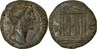 Dupondius Münze, Antoninus Pius, Rome, Rare, SS, Bronze, RIC:795a -