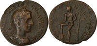 Bronze Æ Münze, Troas, Alexandreia, Volusian, SS, Bronze -