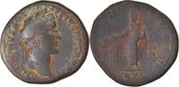 Sesterz Münze, Antoninus Pius, Rome, S, Bronze, RIC:844 -