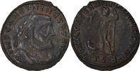 Follis Münze, Maximinus II, Thessalonica, SS+, Bronze, RIC:61a -