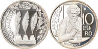 San Marino 10 Euro Giosuè Carducci, Rome, Proof, STGL, Silber, KM:475 -