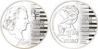 Frankreich 1-1/2 Euro Fryderyk Chopin, Paris, Proof, STGL, Silber -