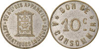 Frankreich 10 Centimes Münze, Sté Anonyme des Appareils Automatiques Logiques, Paris, 10 -